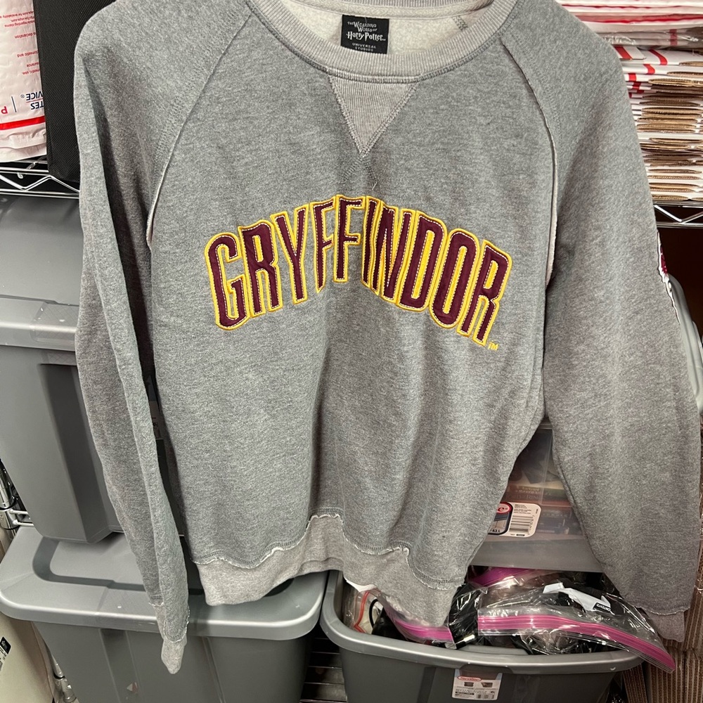 Gray Gryffindor Sweatshirt from the  wizarding world of Harry Potter